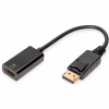 Переходник DisplayPort to HDMI (M/F) Ultra HD active Digitus (AK-340415-002-S) - Image 1
