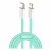 Дата кабель USB-C to Lightning 1.0m 27W green ColorWay (CW-CBPDCL061-G) - Image 1