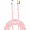 Дата кабель USB-C to Lightning 1.0m 27W pink ColorWay (CW-CBPDCL061-P) - Image 1