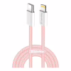 Дата кабель USB-C to Lightning 1.0m 27W pink ColorWay (CW-CBPDCL061-P) - Image 1