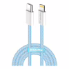 Дата кабель USB-C to Lightning 1.0m 27W blue ColorWay (CW-CBPDCL061-BL) - Image 1