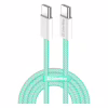 Дата кабель USB-C to USB-C 1.0m 60W 3.0А green ColorWay (CW-CBPDCC061-G) - Image 1