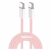 Дата кабель USB-C to USB-C 1.0m 60W 3.0А pink ColorWay (CW-CBPDCC061-P) - Image 1