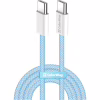 Дата кабель USB-C to USB-C 1.0m 60W 3.0А blue ColorWay (CW-CBPDCC061-BL) - Image 1