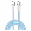 Дата кабель USB-C to USB-C 1.0m 60W 3.0А blue ColorWay (CW-CBPDCC061-BL) - Image 1