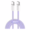 Дата кабель USB-C to USB-C 1.0m 60W 3.0А purple ColorWay (CW-CBPDCC061-PU) - Image 1
