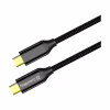 Дата кабель USB-C to USB-C 1.0m USB3.2 (20Gbps 4K PD100W) Gen2 5А black ColorWay (CW-CBPDCC062-BK) - Image 1