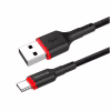 Дата кабель USB 2.0 AM to USB-C 1.0m 2.4А black ColorWay (CW-CBUC064-BK) - Image 1