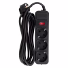 Мережевий фільтр живлення Patron EXT-PN-SP-1033, 3m Black (EXT-PN-SP-1033) - Image 1