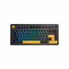 Клавиатура Aula F75 Gasket Greywood V3 switch Hot-Swap PBT Wireless/Bluetooth/USB Black (6948391208626) - Image 1