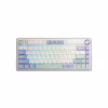 Клавиатура Aula F75 Gasket Greywood V3 switch Hot-Swap PBT Wireless/Bluetooth/USB White (6948391208640) - Image 1