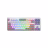 Клавіатура Hator Rockfall 3 Mecha TKL QMK/VIA Orange Wireless White (HTK851UA) - Image 1