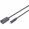 Дата кабель USB 3.2 AF to USB-C 5.0m Gen2 Active 10G Digitus (DA-73113) - Image 1
