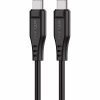 Дата кабель USB-C to USB-C 1.2m 3A TPE C3-03 Black Acefast (6974316280842) - Image 1