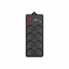 Мережевий фільтр живлення REAL-EL RS-PROTECT 805 1.8m, black (EL122300042) - Image 1