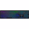 Клавіатура Canyon HKB-W11 Slim Dual Mode Wireless/Bluetooth RGB UA Black (CNS-HBTK11B) - Image 1