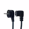 Кабель живлення C13 1.8m 90° corner black Armorstandart (ARM73124) - Image 1