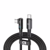 Дата кабель USB-C to USB-C 1.2m 90-degree 100W black Armorstandart (ARM75870) - Image 1
