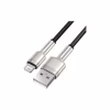 Дата кабель USB 2.0 AM to Lightning 1.0m Cafule Metal 2.4A black Baseus (CALJK-A01) - Image 1