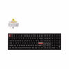 Клавіатура Keychron K10 PRO K pro Banana White Led QMK Wireless/Bluetooth/USB-A UA Black (K10P-A4-UA) - Image 1