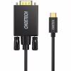 Кабель мультимедийный USB-C to VGA M 1.8m black Choetech (XCV-1801-BK) - Image 1