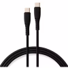 Дата кабель USB-C to USB-C 1.2m 100W Chip Silicon Black Vinga (VCDCCC21012SB) - Image 1