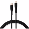 Дата кабель USB-C to USB-C 1.2m 100W Chip Silicon Black Vinga (VCDCCC21012SB) - Image 1