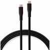 Дата кабель USB-C to USB-C 1.2m UBS3.2 Gen2 10G 100W Chip Silicon Black Vinga (VCPDCCC31012SB) - Image 1