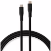 Дата кабель USB-C to USB-C 1.2m UBS3.2 Gen2 10G 100W Chip Silicon Black Vinga (VCPDCCC31012SB) - Image 1