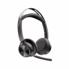 Наушники Poly Voyager Focus 2 MS Stereo USB-C + USB-C/A Adapter + Charging Stand Black (9T9J6AA) - Image 1