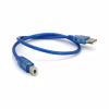 Кабель для принтера USB 2.0 AM/BM 0.5m blue Ritar (YT-AM/BM-0.5TBL) - Image 1