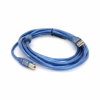 Кабель для принтера USB 2.0 AM/BM 3.0m ferrite blue Ritar (YT-AM/BM-3.0TBL) - Image 1