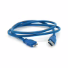 Дата кабель USB 3.0 AM to Micro B 1.0m blue Voltronic (YT-3.0AM\Micro-B-1.0BL) - Image 1