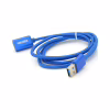 Дата кабель USB 3.0 AM/AF 1.2m black KAKUSIGA (YT-AM/AF-KSC-753) - Image 1