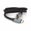Дата кабель USB-C to USB-C 1.0m USB 3.2 Gen2 100W 10Gbps 4K60Hz black Voltronic (YT-TC-TC-B-1m) - Image 1