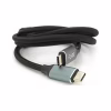Дата кабель USB-C to USB-C 1.0m USB 3.2 Gen2 100W 10Gbps 4K60Hz black Voltronic (YT-TC-TC-B-1m) - Image 1
