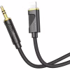 Кабель мультимедійний Lightning to 3.5mm M 1.0m silicone black HOCO (6942007625494) - Image 1