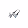 Переходник OTG USB 3.0 AF to USB-C + Micro 5P + Lightning 0.11m 60W XoKo (XK-AC-155) - Image 1
