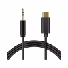 Кабель мультимедійний USB-C to 3.5mm M 1.0m black XoKo (AUX-002-BK) - Image 1