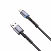 Дата кабель USB 2.0 AM to Lightning 1.0m 2.4A black XO (NB215-L-1-BK) - Image 1