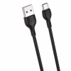 Дата кабель USB 2.0 AM to USB-C 2.0m 2.1A black XO (NB200-TC-BK) - Image 1
