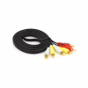 Кабель мультимедійний 3xRCA M to 3xRCA M 3.0m black Voltronic (YT-3хRCA(M)/3хRCA(M)-3.0G) - Image 1