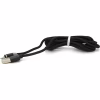 Дата кабель USB 2.0 to Lightning 2.0m 2A magnetic nylon black PiPo (18166) - Image 1