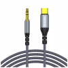 Кабель мультимедійний USB-C to 3.5mm M 1.2m gray ColorWay (CW-CBPDJ071-G) - Image 1