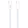 Дата кабель USB-C to USB-C 1.5m 60W white XO (NBQ260B_С_White) - Image 1