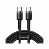 Дата кабель USB-C to USB-C 2.0m 100W 5A black-grey Baseus (CATKLF-ALG1) - Image 1
