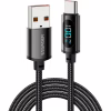 Дата кабель USB 2.0 AM to USB-C 2.0m 7A LED black Essager (EXCT-XYA01-P) - Image 1