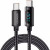 Дата кабель USB-C to USB-C 1.0m 100W LED black Essager (EXCTT1-XY01-P) - Image 1