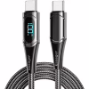 Дата кабель USB-C to USB-C 2.0m 100W Digital Display black Essager (ES-XCTT1-YDA01) - Image 1