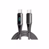 Дата кабель USB-C to USB-C 2.0m 100W Digital Display black Essager (ES-XCTT1-YDA01) - Image 1